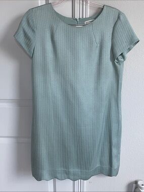 Club Monaco Mint Green Short Sleeve Shift Dress